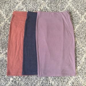 3 Cotton skirts